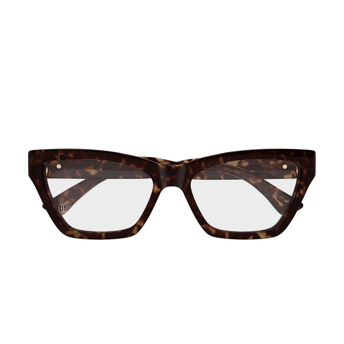 Cartier Occhiali da Vista CT0590O 002 Marrone/Trasparente Donna