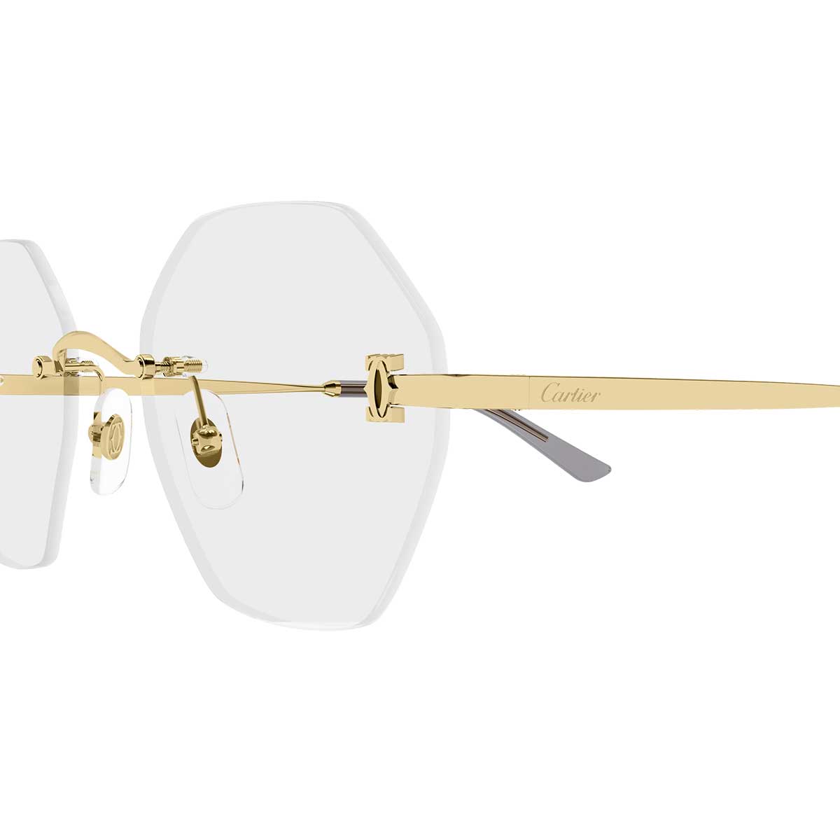 Cartier Occhiali da Vista CT0593O 001 Oro/Trasparente Donna 3