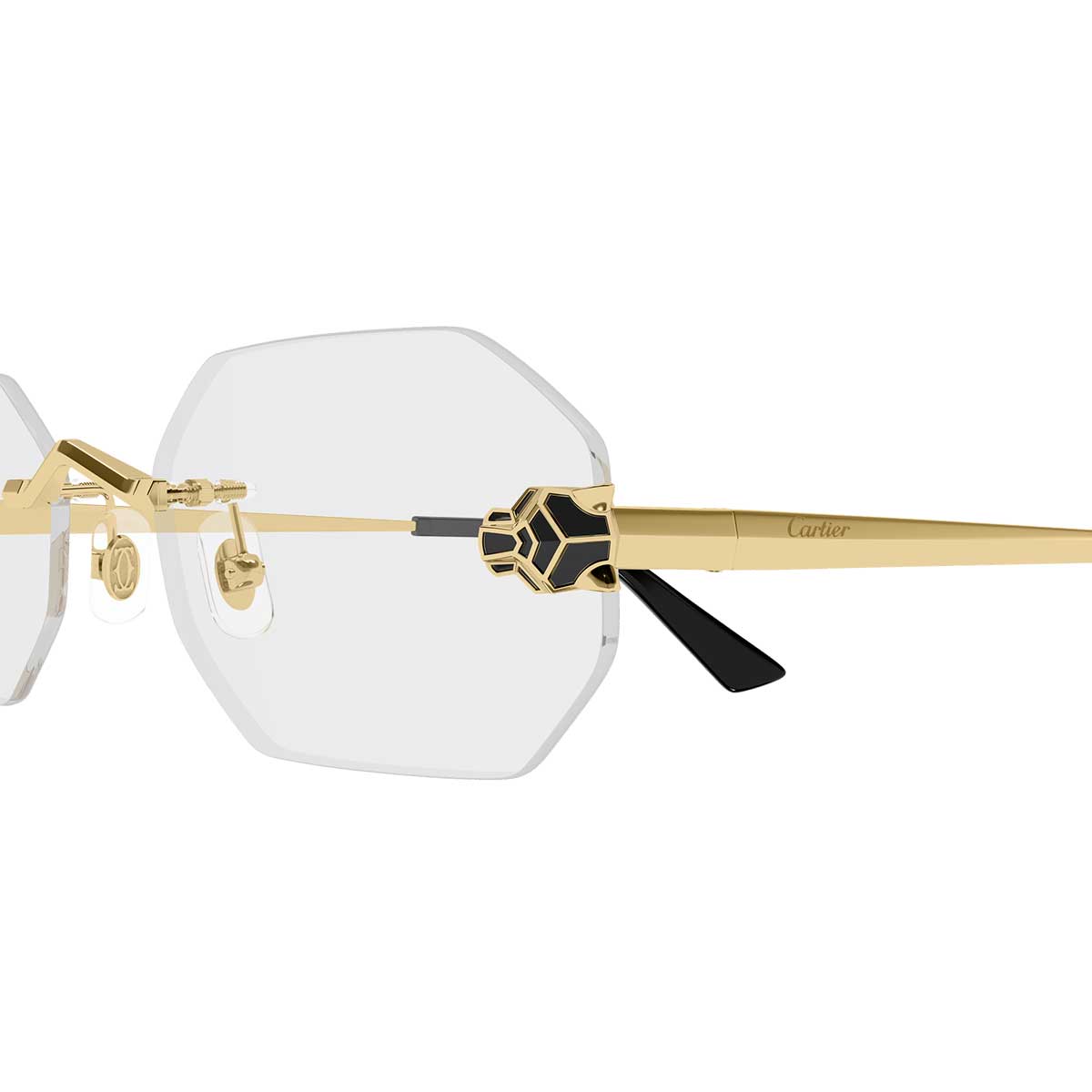 Cartier Occhiali da Vista CT0599O 001 Oro/Trasparente Unisex