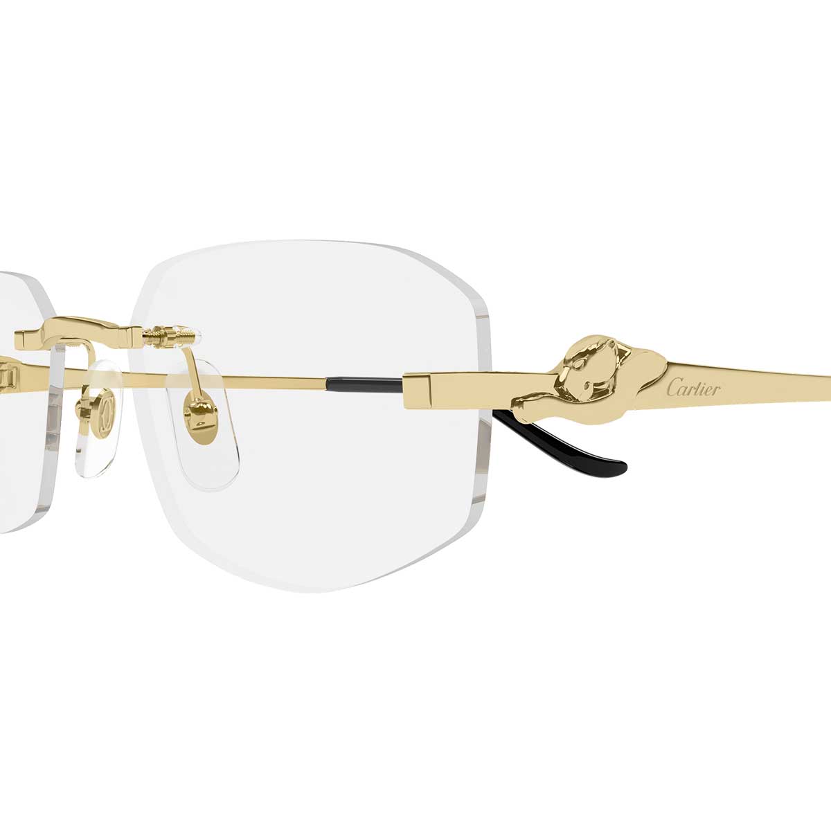 Cartier Occhiali da Vista CT0601O 001 Oro/Trasparente Donna