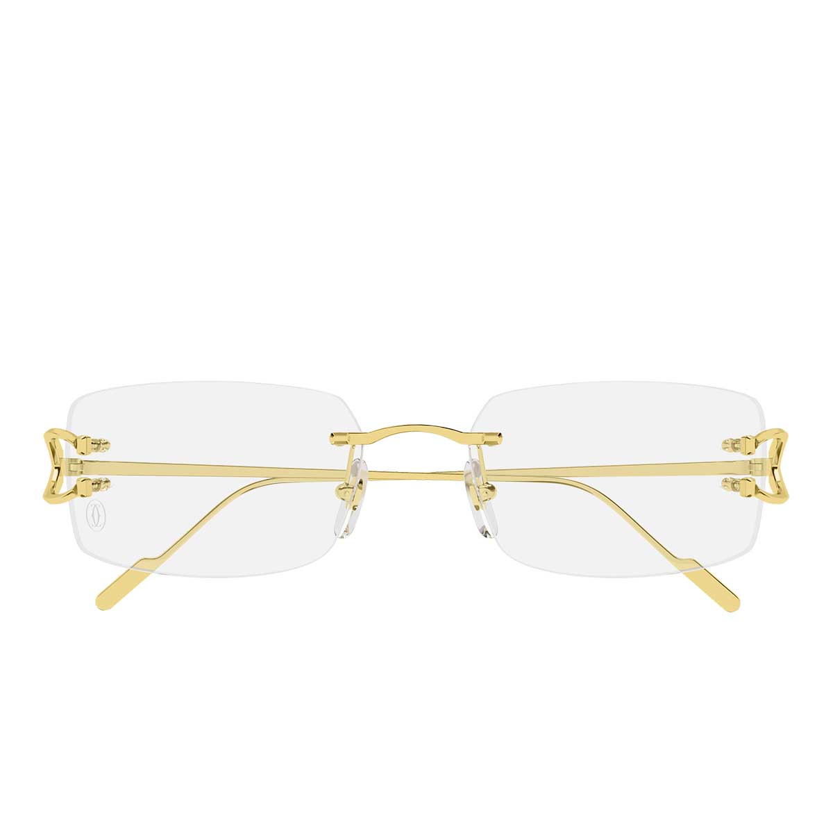 Cartier Occhiali da Vista CT0605O 001 Oro/Trasparente Uomo