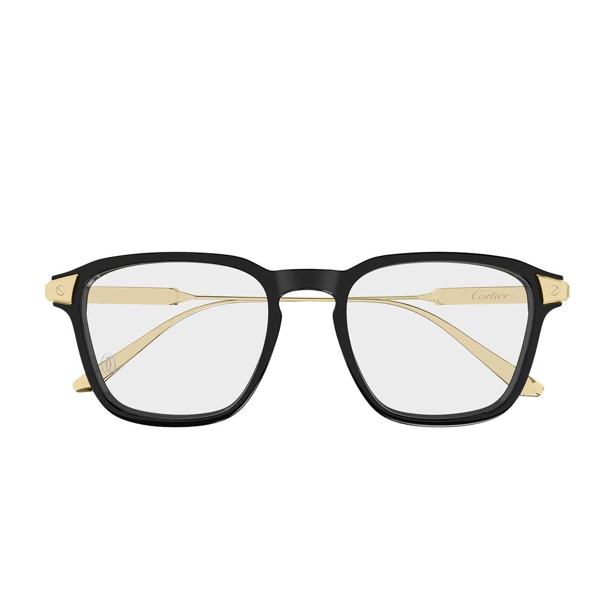 Cartier Occhiali da Vista CT0611O 001 NeroOro/Trasparente Uomo