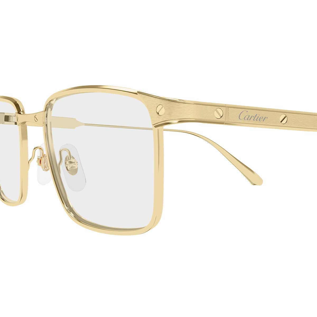 Cartier Occhiali da Vista CT0613O 002 Oro/Trasparente Uomo