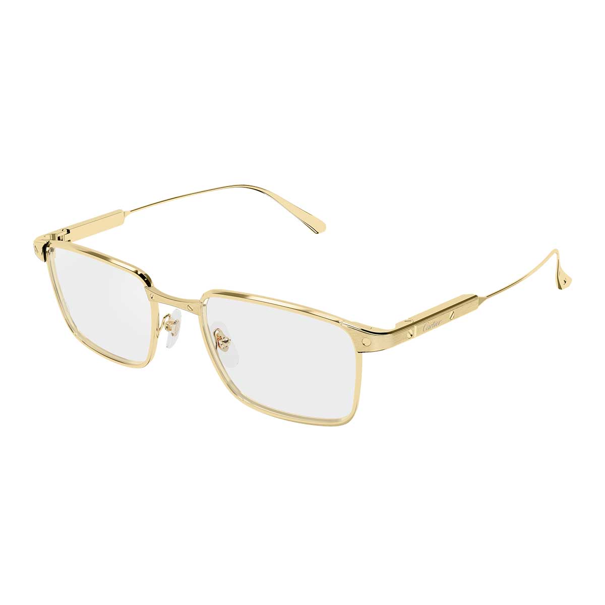 Cartier Occhiali da Vista CT0613O 006 Oro/Trasparente Uomo