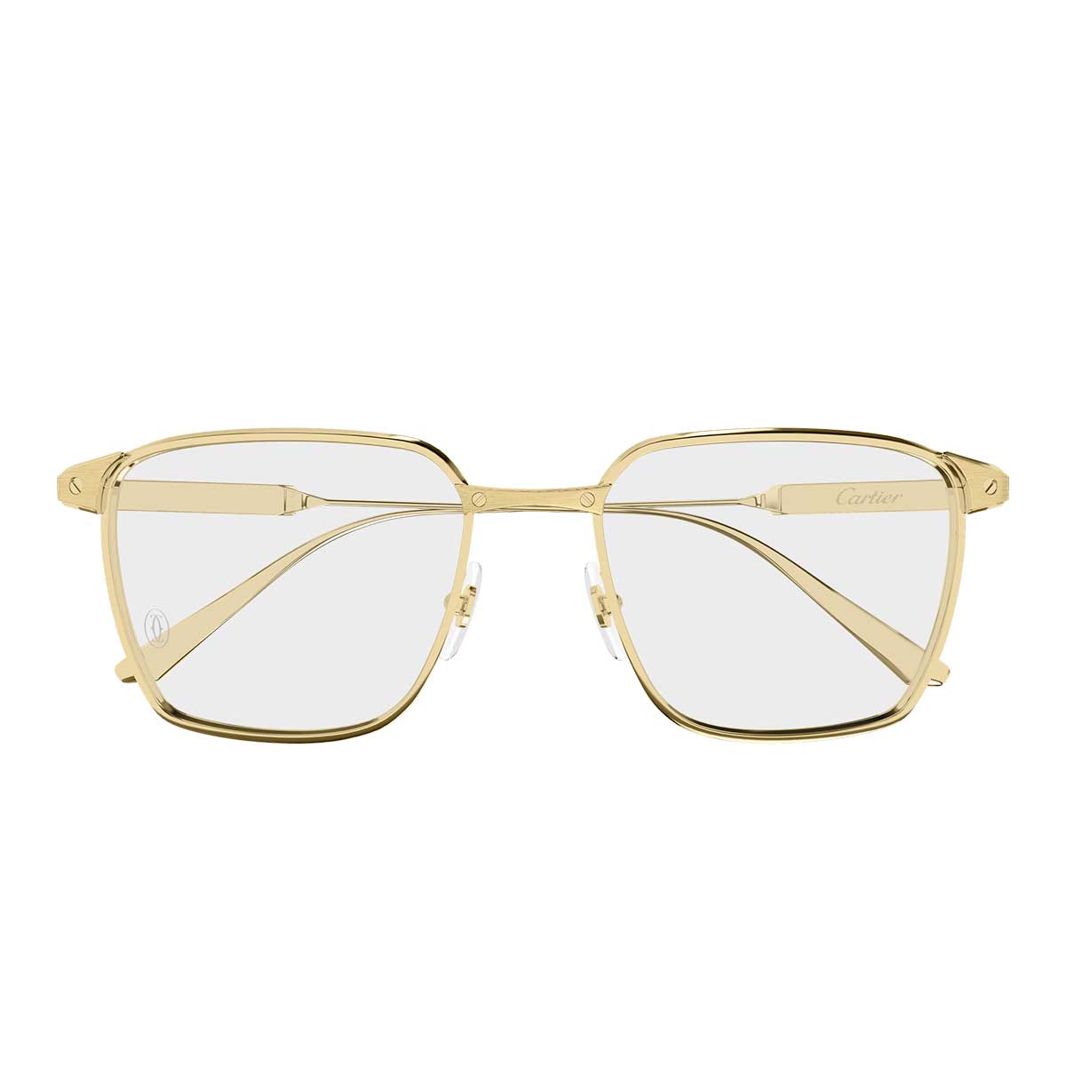 Cartier Occhiali da Vista CT0614O 002 Oro/Trasparente Uomo