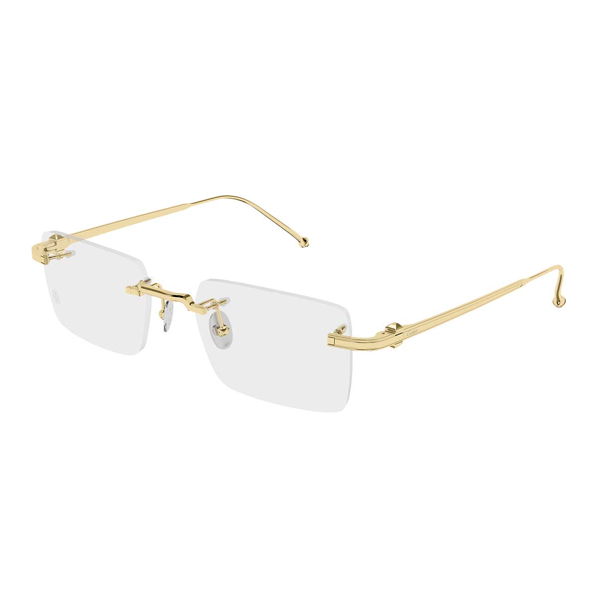 Cartier Occhiali da Vista CT0619O 001 Oro/Trasparente Uomo