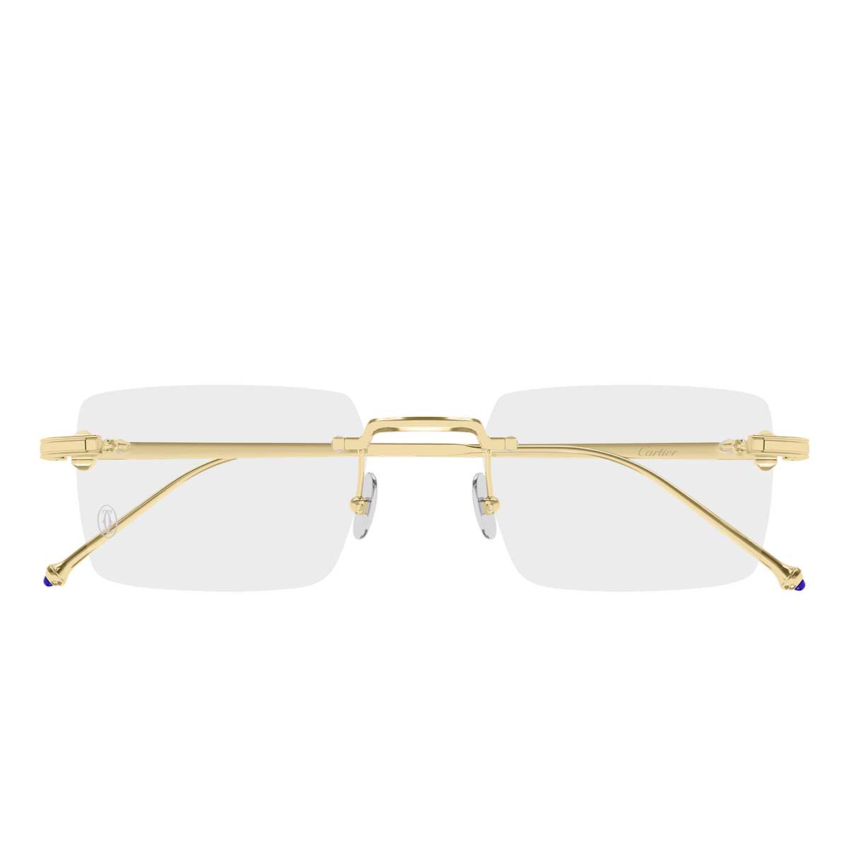 Cartier Occhiali da Vista CT0619O 001 Oro/Trasparente Uomo