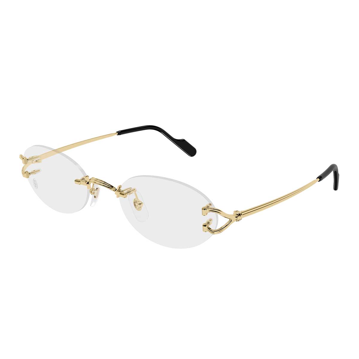 Cartier Occhiali da Vista CT0621O 001 Oro/Trasparente Unisex