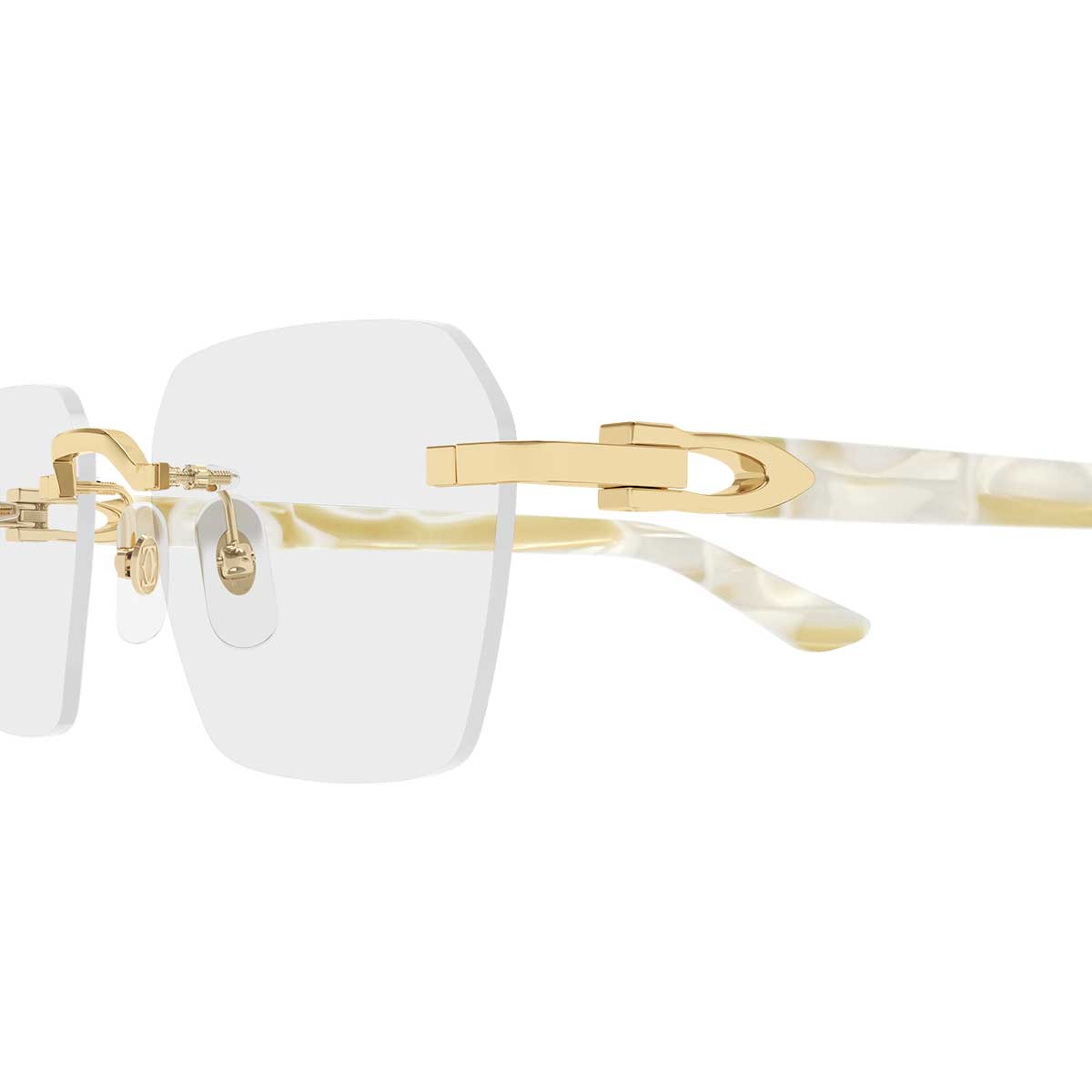 Cartier Occhiali da Vista CT0623O 004 OroAvorio/Trasparente Uomo