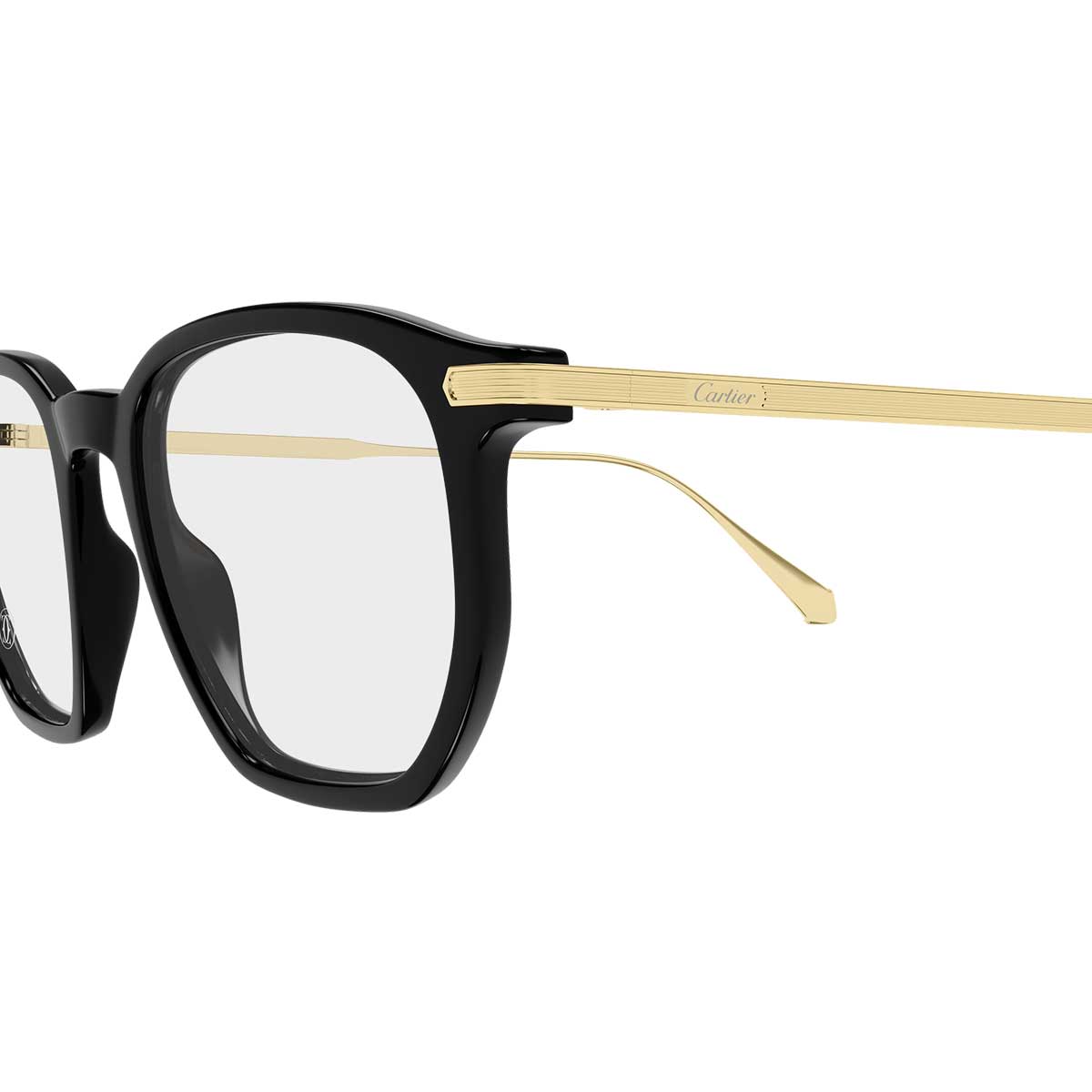 Cartier Occhiali da Vista CT0628O 001 NeroOro/Trasparente Uomo