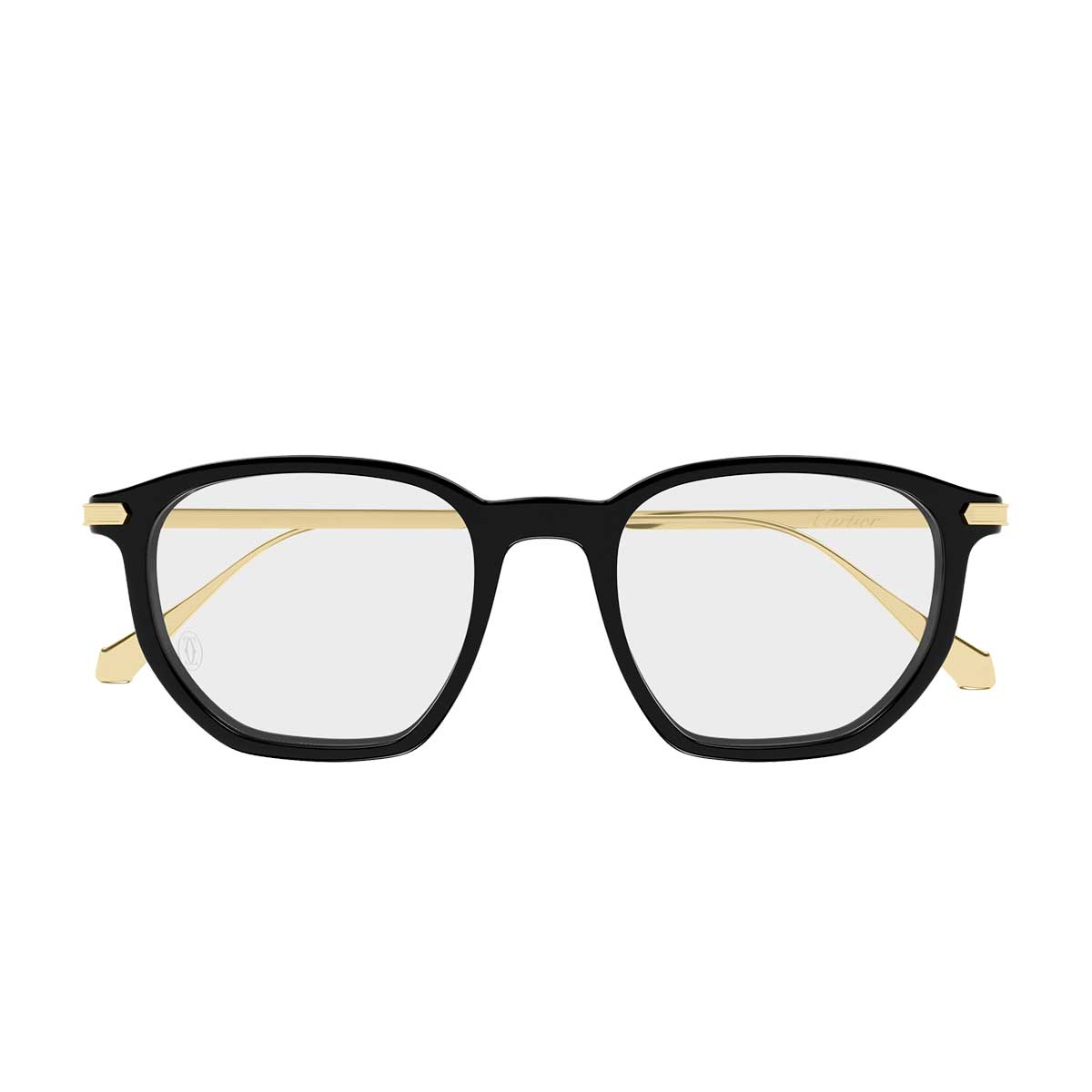 Cartier Occhiali da Vista CT0628O 001 NeroOro/Trasparente Uomo
