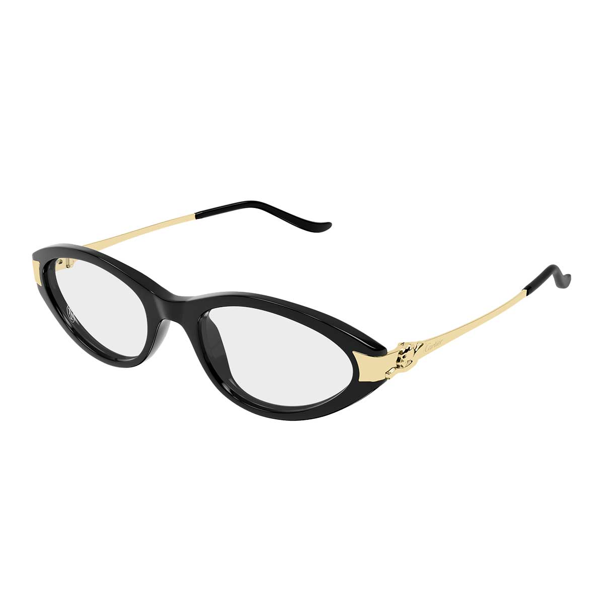 Cartier Occhiali da Vista CT0633O 001 NeroOro/Trasparente Donna