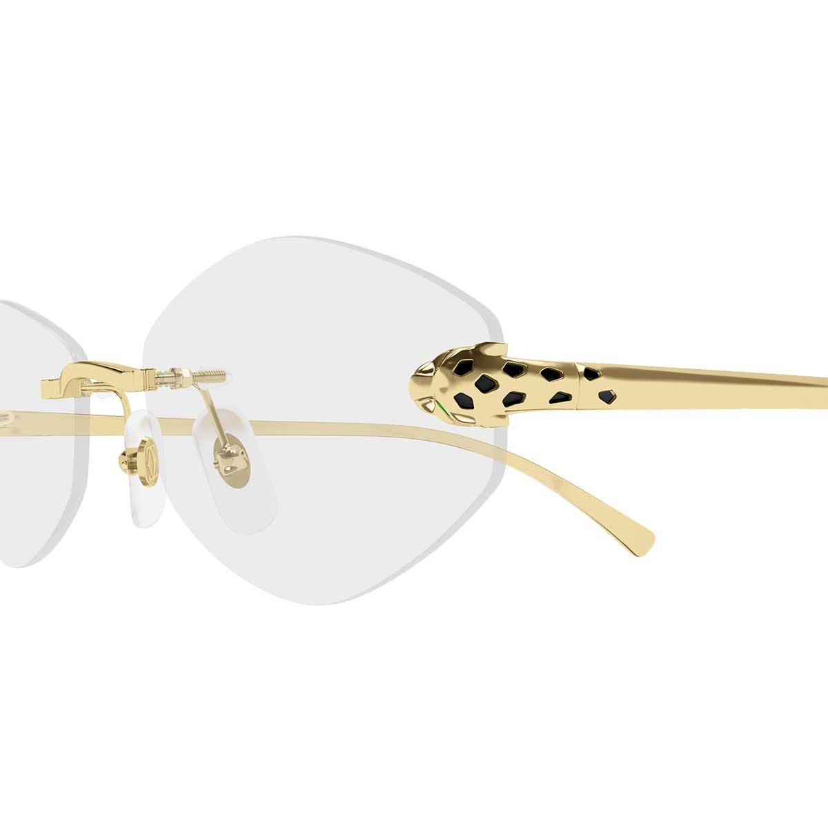 Cartier Occhiali da Vista CT0637O 001 Oro/Trasparente Donna