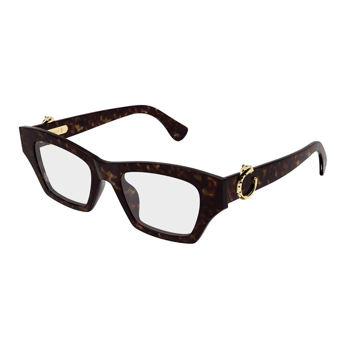 Cartier Occhiali da Vista CT0639O 007 Marrone/Trasparente Donna