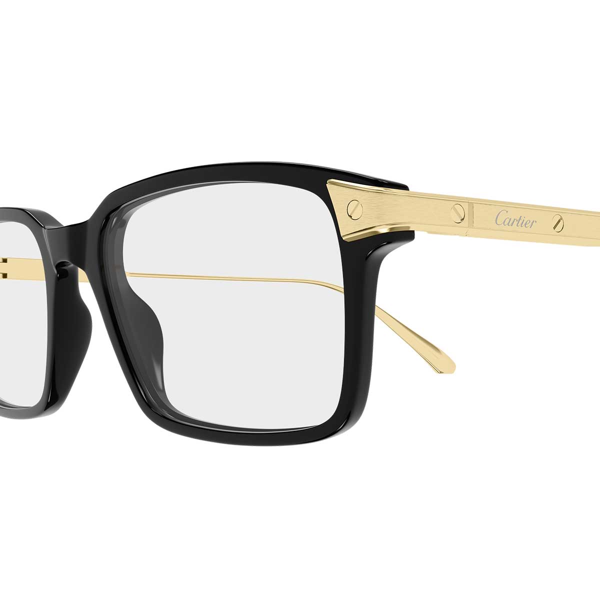 Cartier Occhiali da Vista CT0653O 001 NeroOro/Trasparente Uomo 3