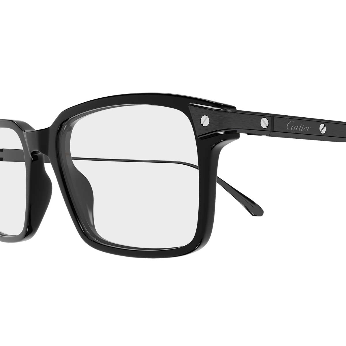 Cartier Occhiali da Vista CT0653O 003 Nero/Trasparente Uomo 3