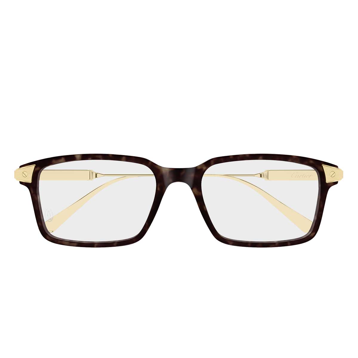 Cartier Occhiali da Vista CT0653O 004 MarroneOro/Trasparente Uomo
