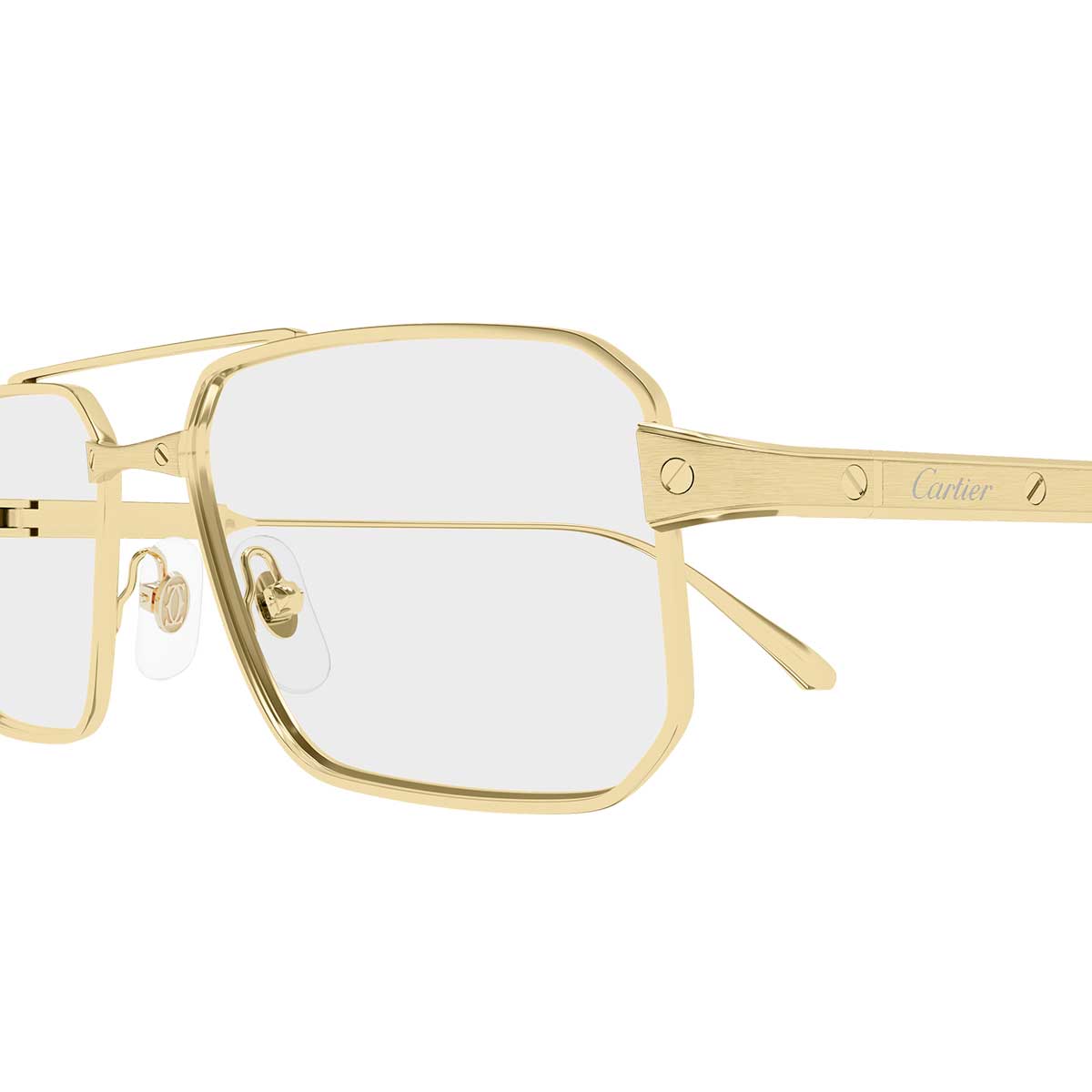 Cartier Occhiali da Vista CT0654O 001 Oro/Trasparente Uomo 3