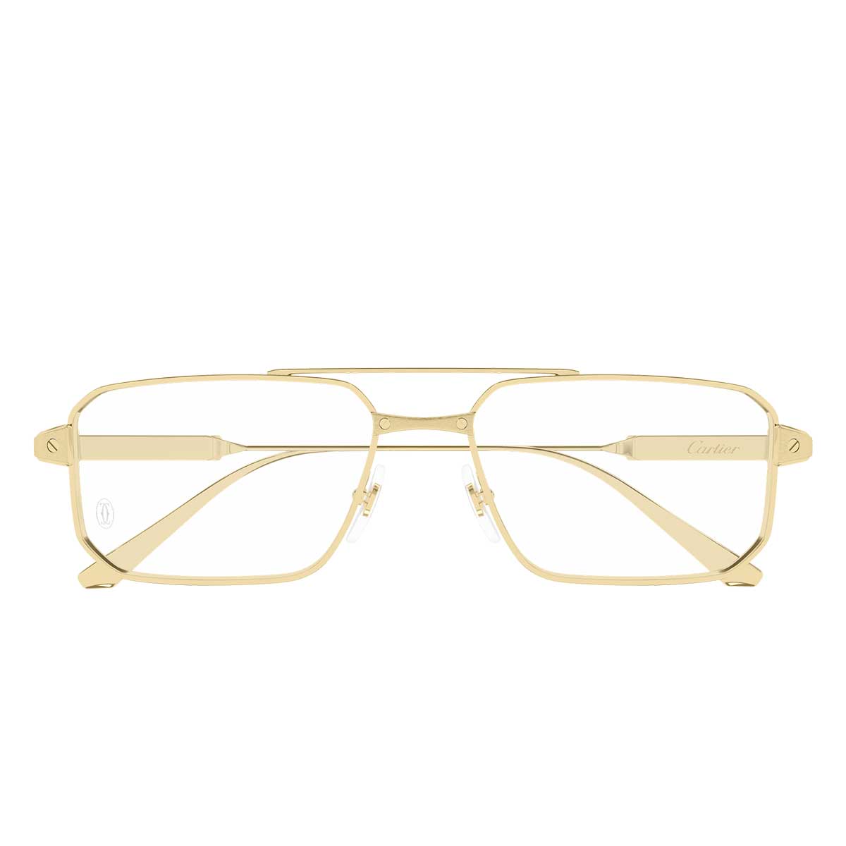 Cartier Occhiali da Vista CT0654O 001 Oro/Trasparente Uomo
