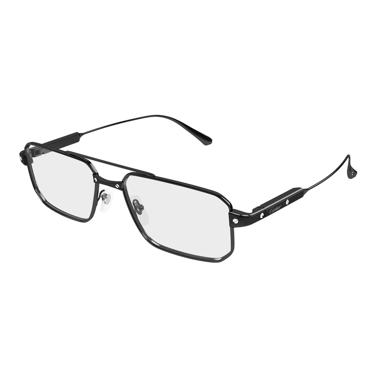 Cartier Occhiali da Vista CT0654O 003 Nero/Trasparente Uomo 2