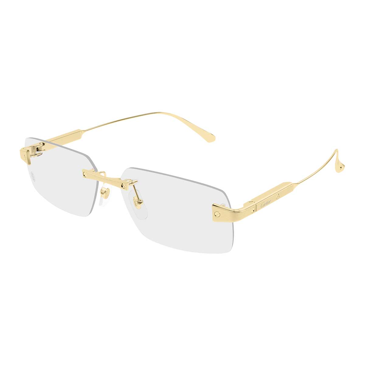 Cartier Occhiali da Vista CT0655O 001 Oro/Trasparente Uomo 2