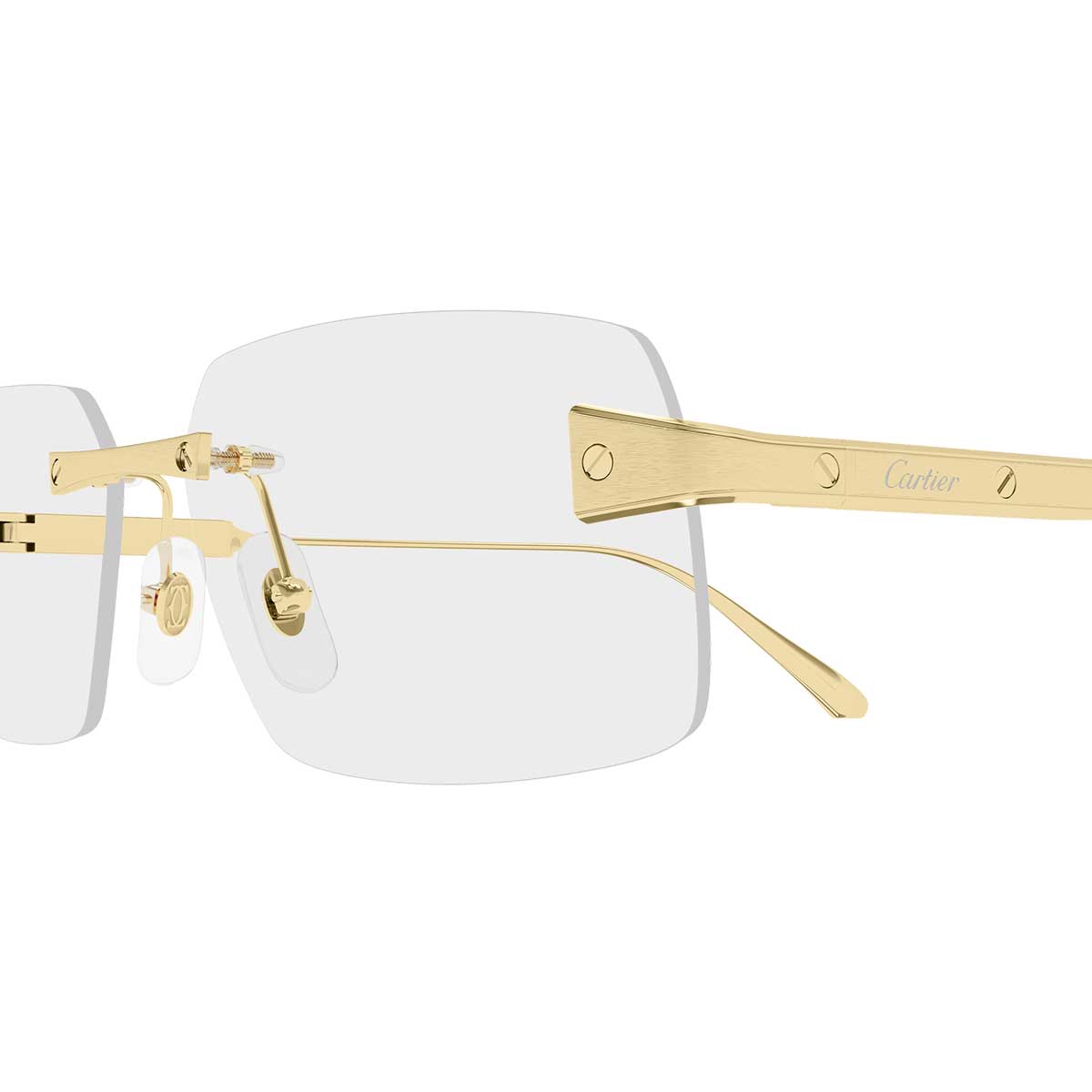 Cartier Occhiali da Vista CT0655O 001 Oro/Trasparente Uomo 3