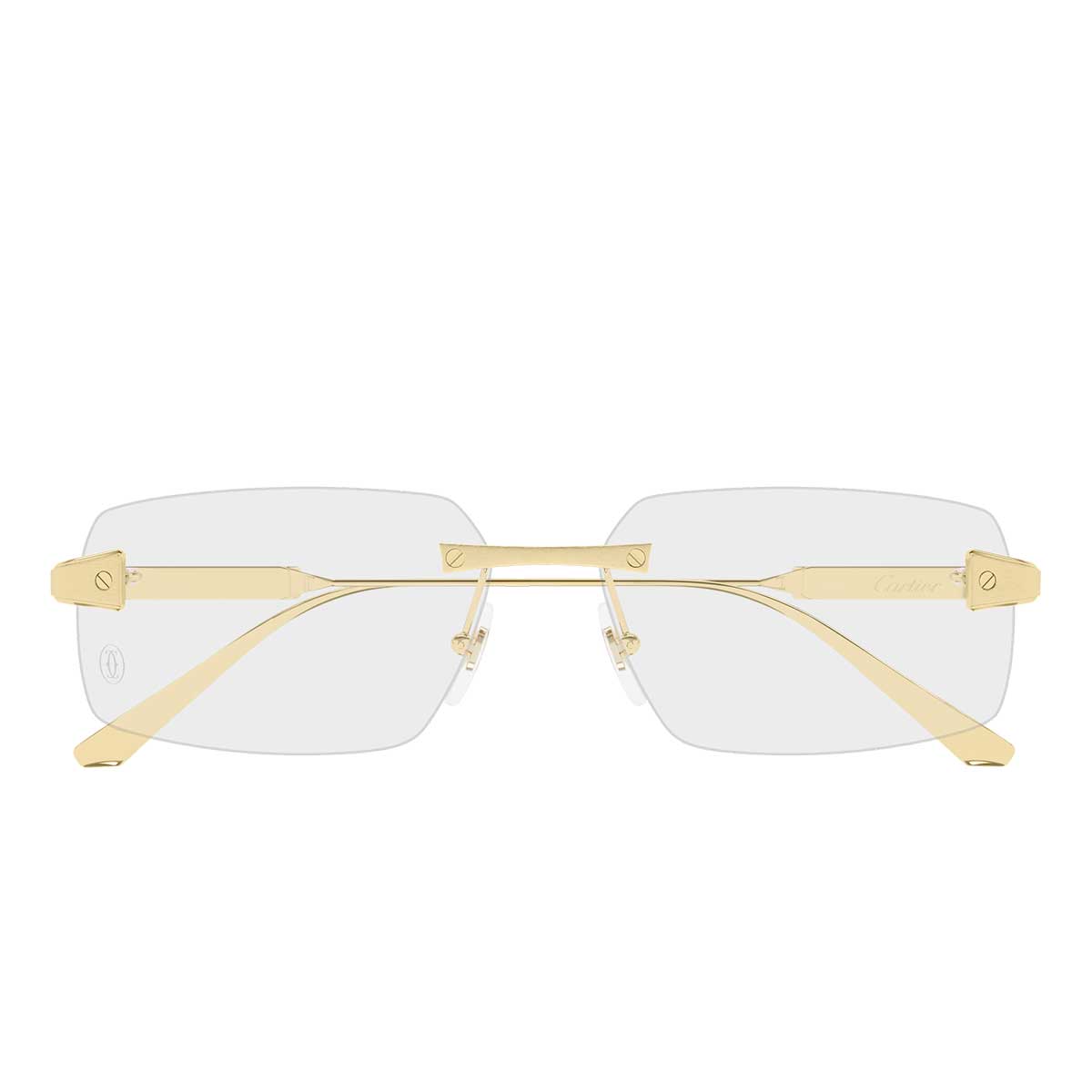 Cartier Occhiali da Vista CT0655O 001 Oro/Trasparente Uomo