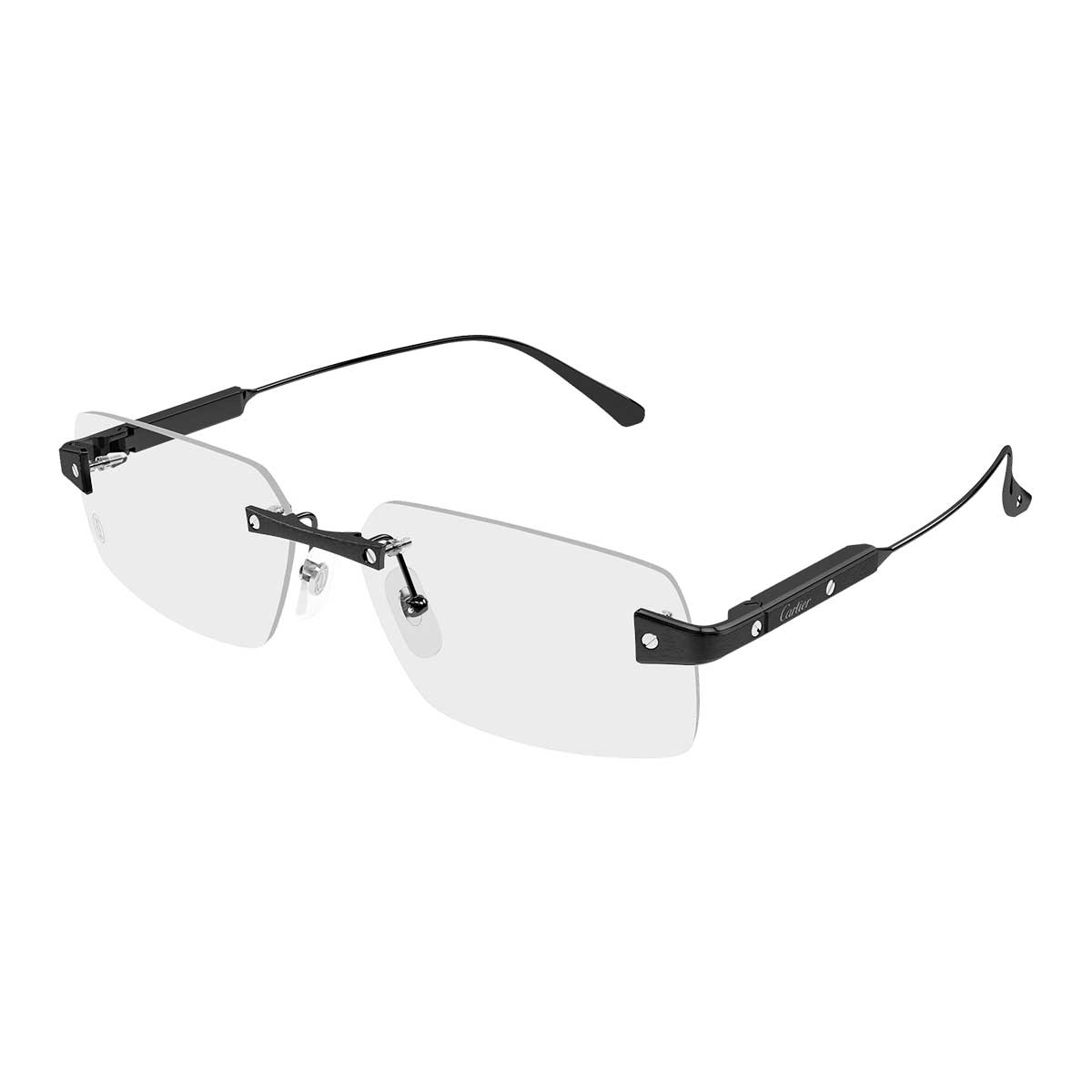 Cartier Occhiali da Vista CT0655O 003 Nero/Trasparente Uomo 2