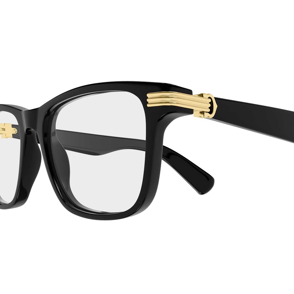Cartier Occhiali da Vista CT0658O 001 Nero/Trasparente Uomo 3
