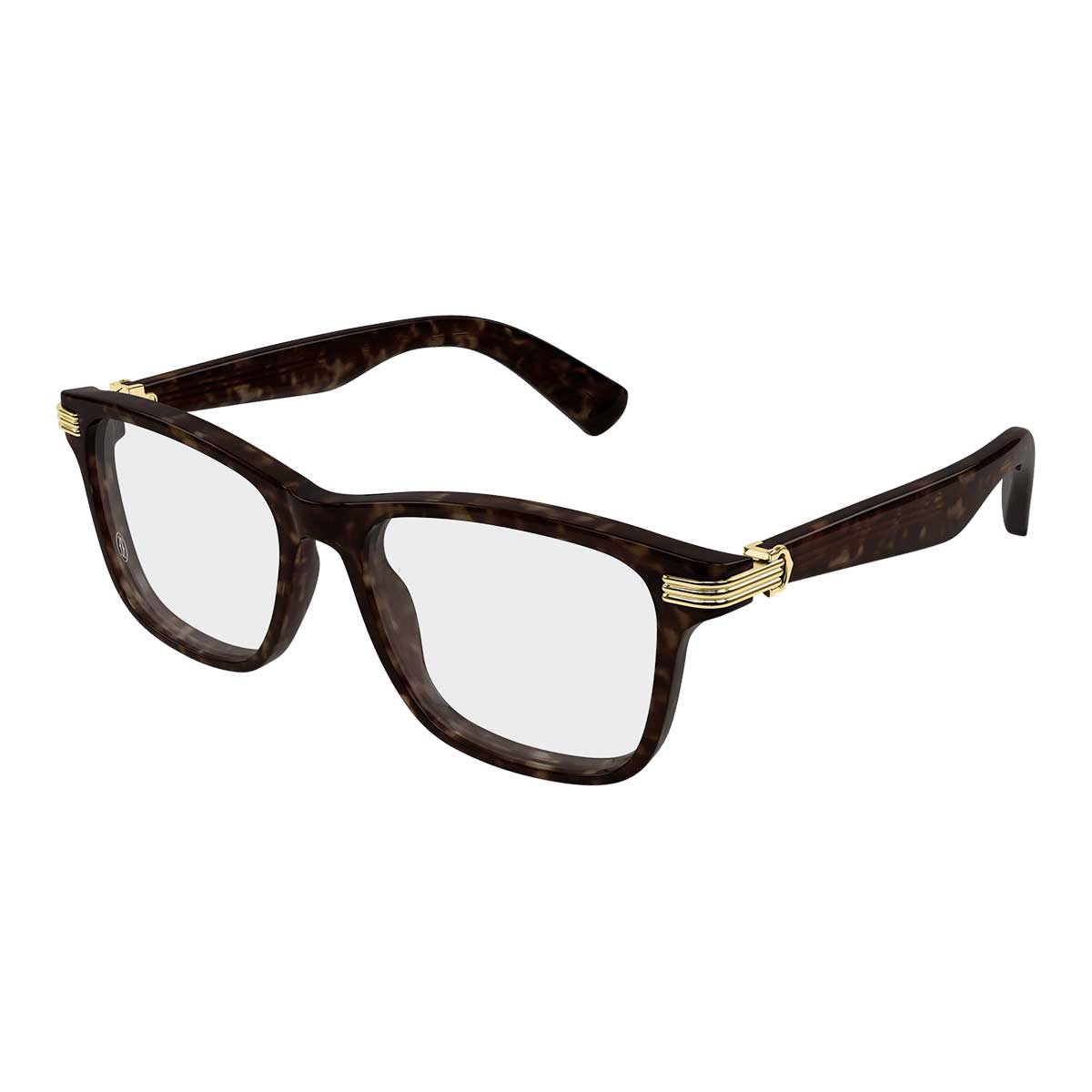 Cartier Occhiali da Vista CT0658O 002 Marrone/Trasparente Uomo 2