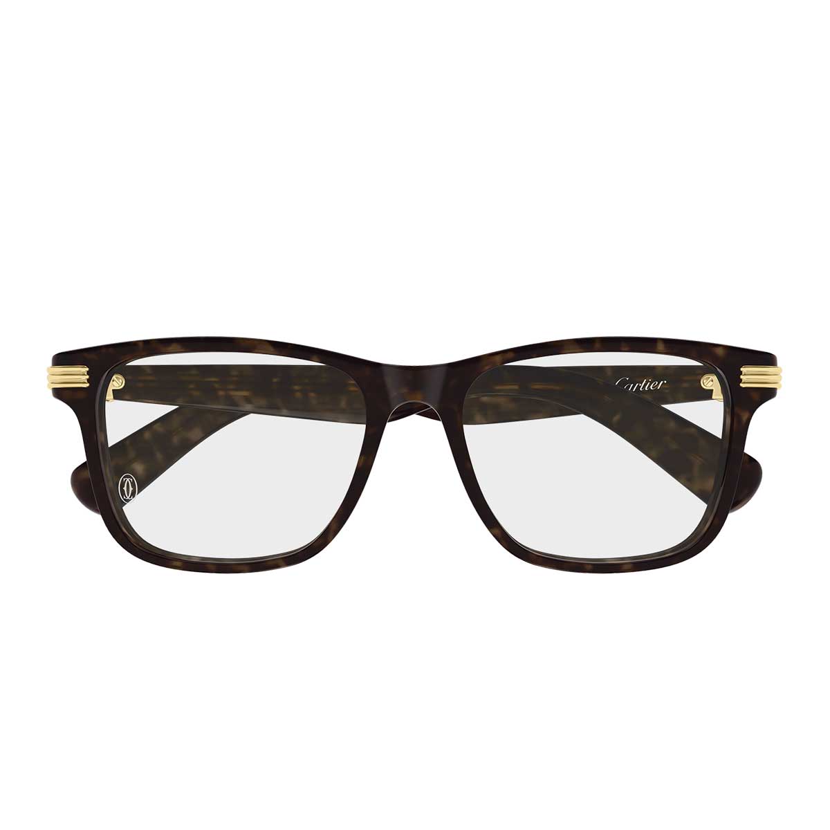 Cartier Occhiali da Vista CT0658O 006 Marrone/Trasparente Uomo