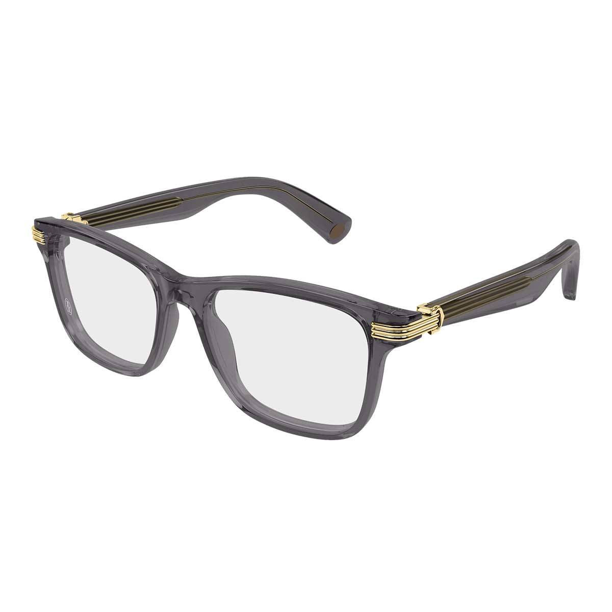 Cartier Occhiali da Vista CT0658O 007 Grigio/Trasparente Uomo 2