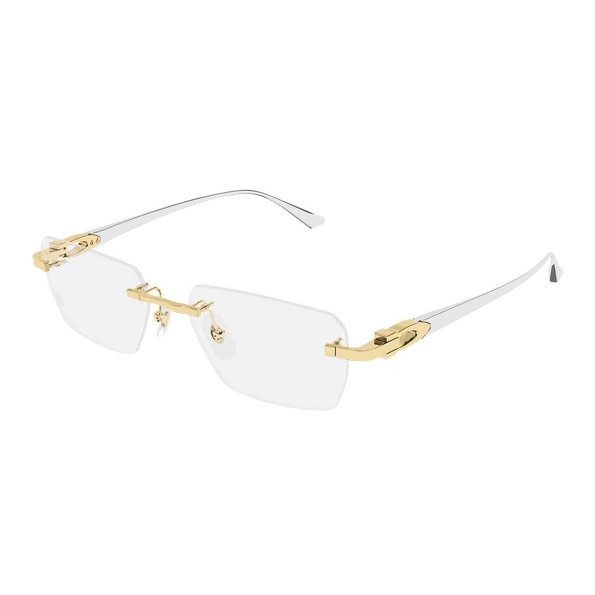 Cartier Occhiali da Vista CT0662O 002 OroArgento/Trasparente Uomo 2