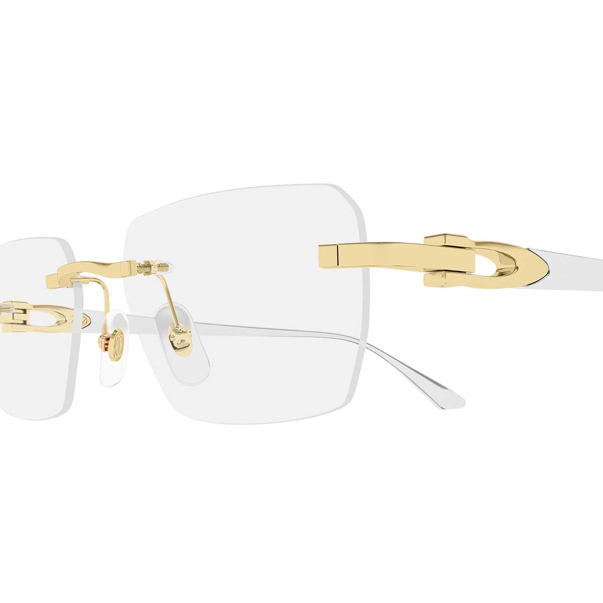 Cartier Occhiali da Vista CT0662O 002 OroArgento/Trasparente Uomo 3