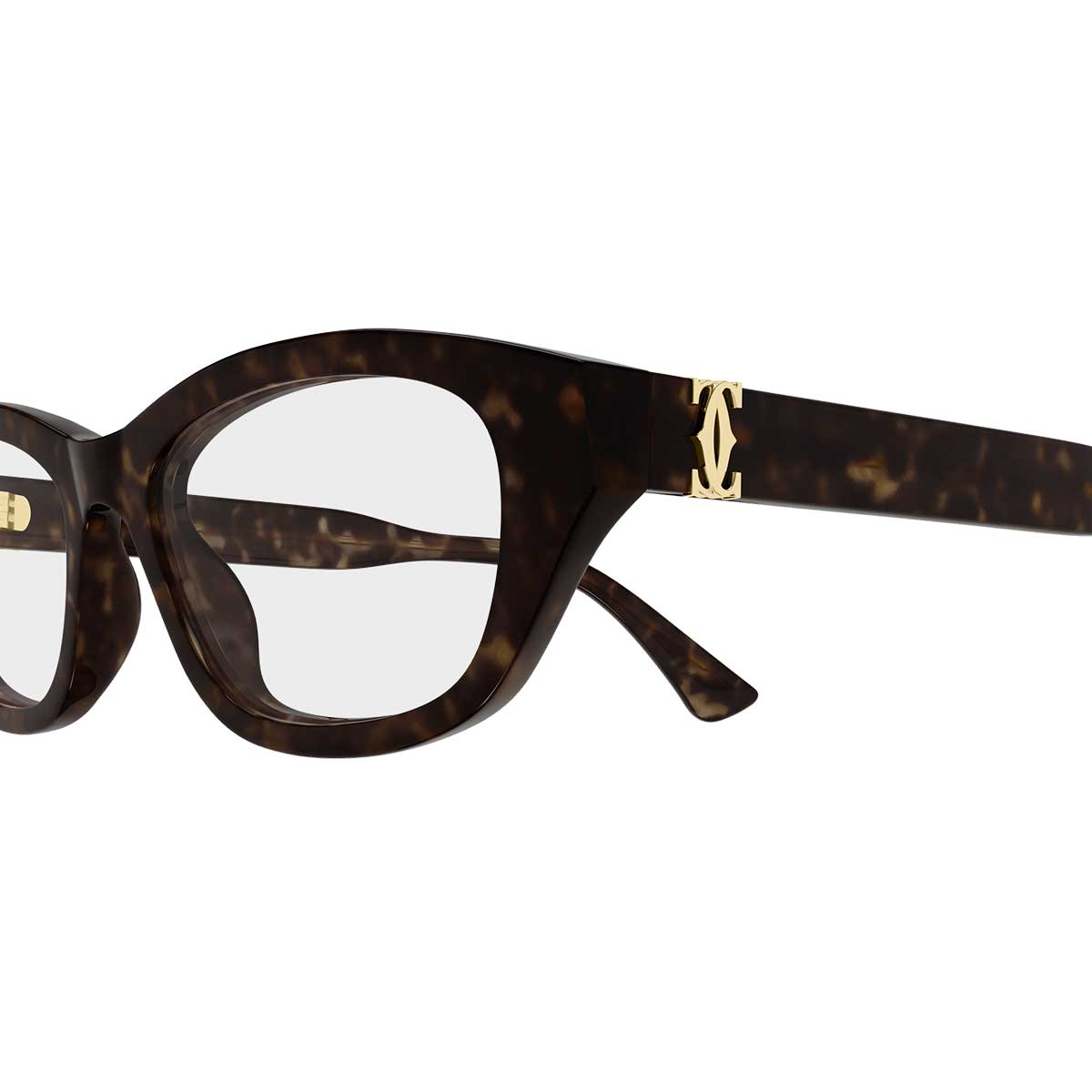 Cartier Occhiali da Vista CT0668O 002 Marrone/Trasparente Donna 3