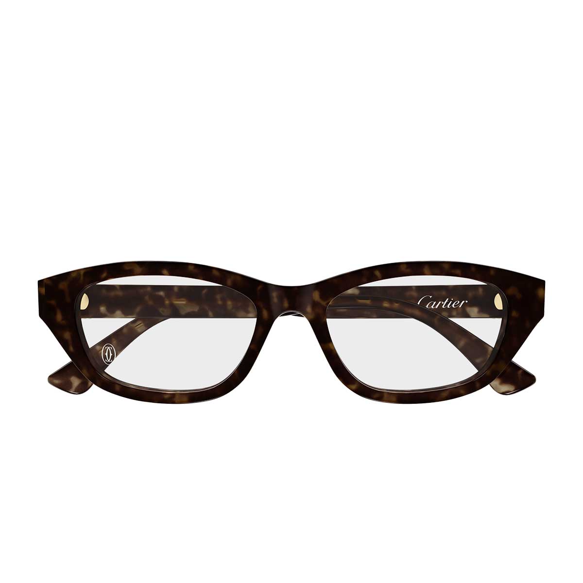 Cartier Occhiali da Vista CT0668O 002 Marrone/Trasparente Donna