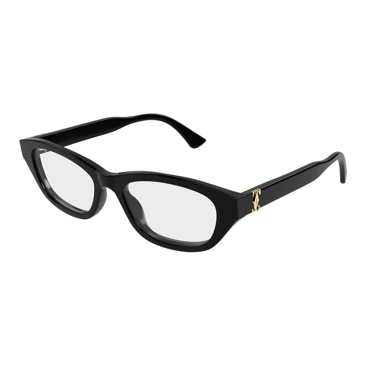 Cartier Occhiali da Vista CT0668O 004 Nero/Trasparente Donna 2