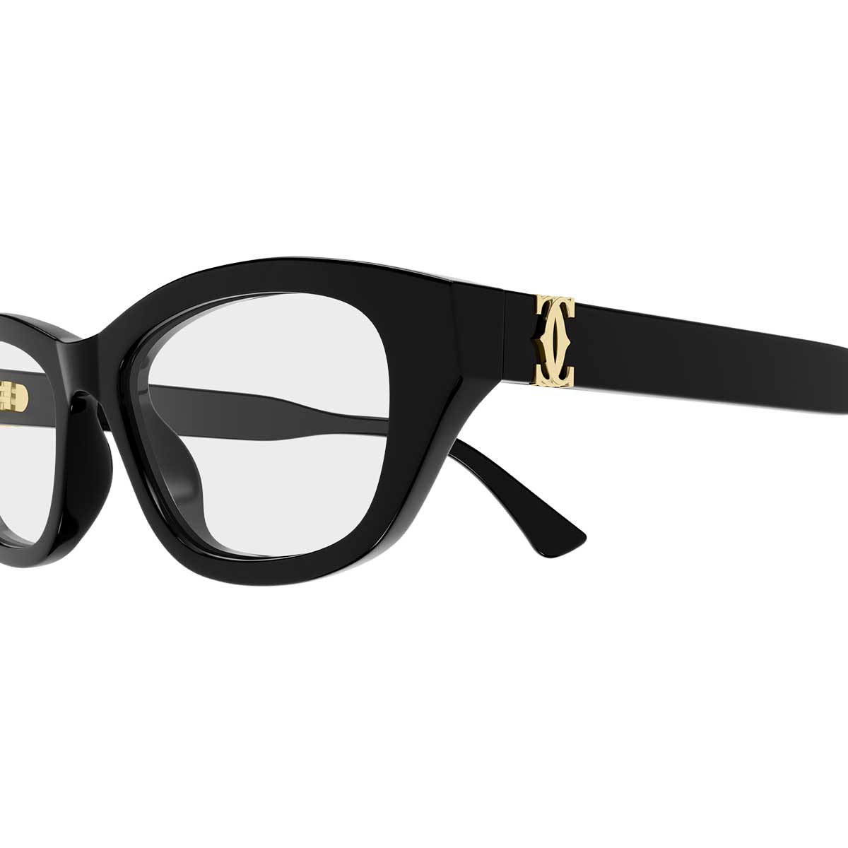 Cartier Occhiali da Vista CT0668O 004 Nero/Trasparente Donna 3
