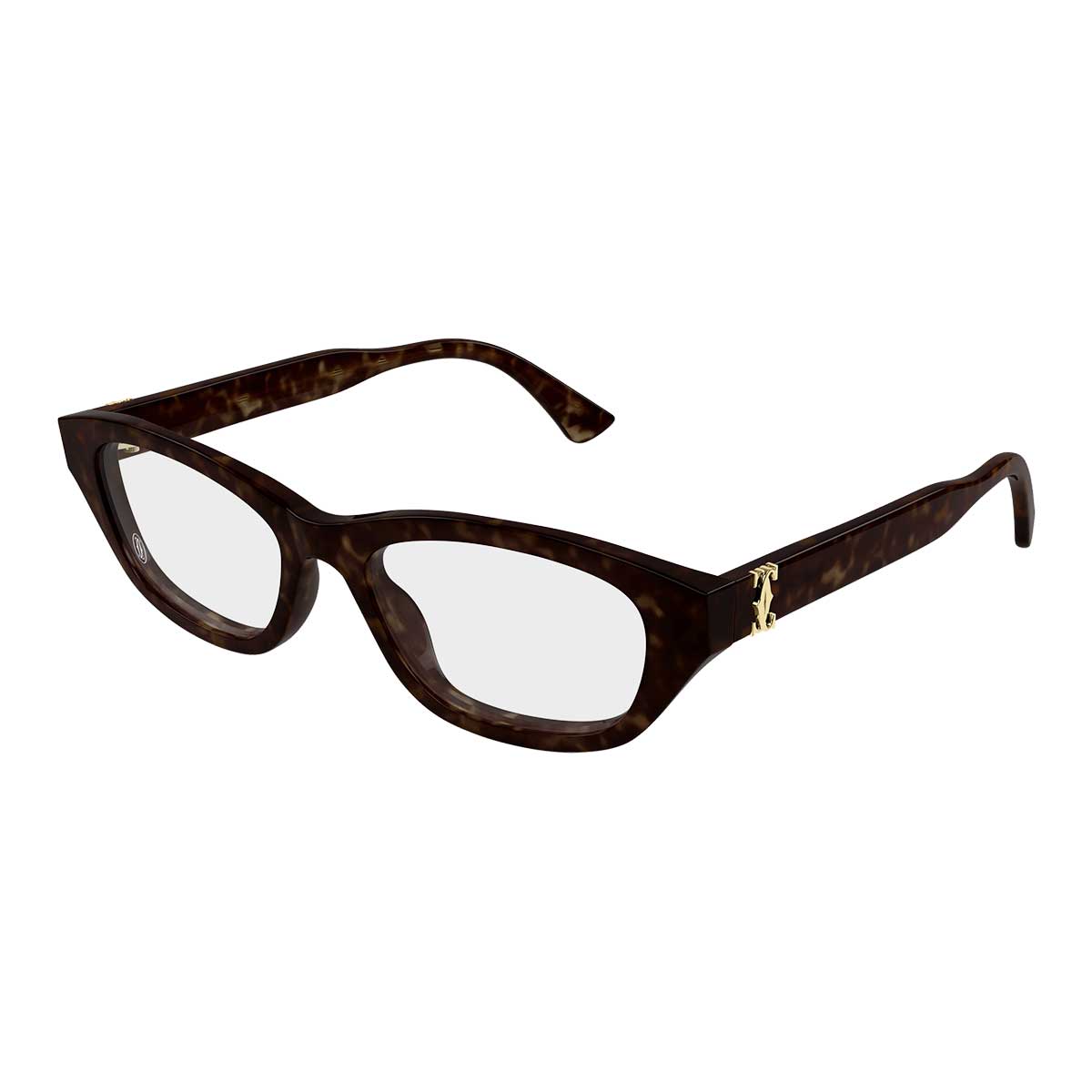Cartier Occhiali da Vista CT0668O 005 Marrone/Trasparente Donna 2