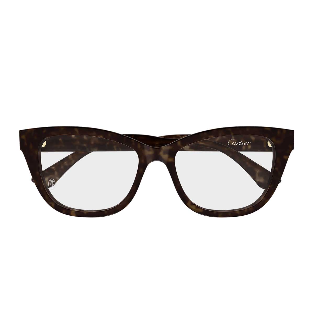 Cartier Occhiali da Vista CT0669O 002 Marrone/Trasparente Donna