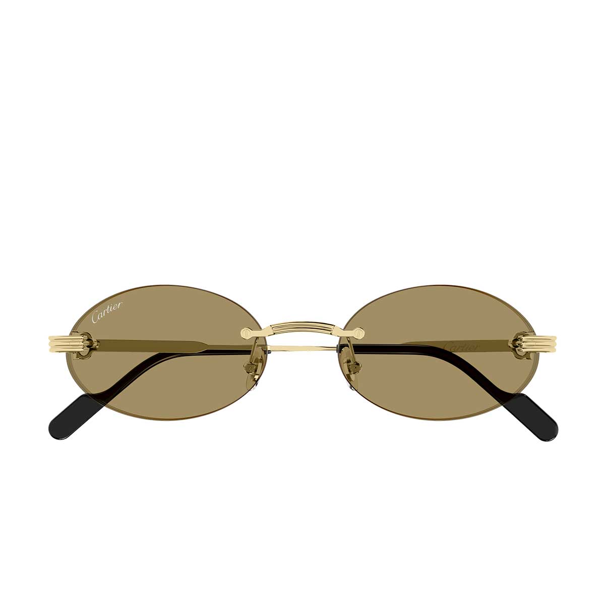 Cartier Occhiali da Sole CT0615S 002 Oro/Marrone Unisex