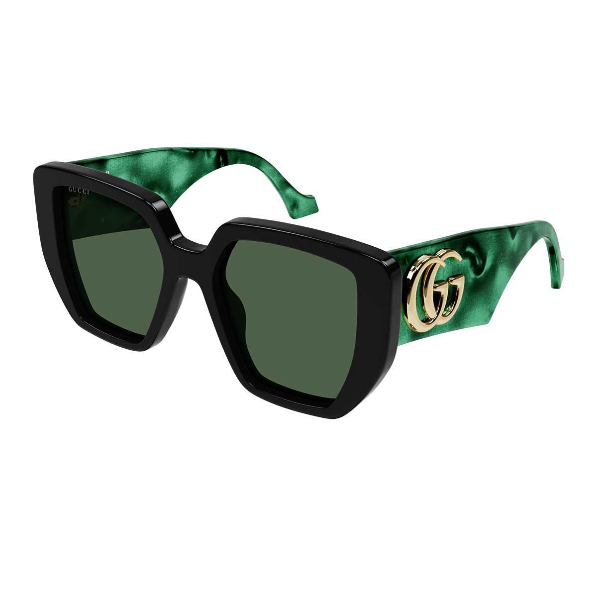 Gucci Occhiali da Sole GG0956S 001 NeroVerde/Verde Donna 2