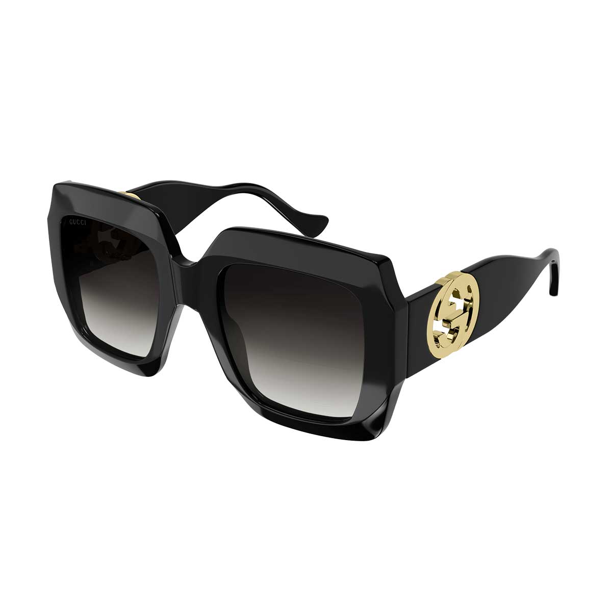 Gucci Occhiali da Sole GG1022S 006 Nero/Grigio Donna 2