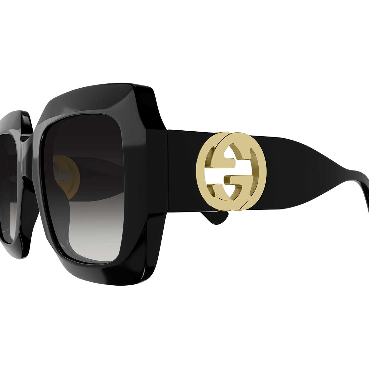 Gucci Occhiali da Sole GG1022S 006 Nero/Grigio Donna 3