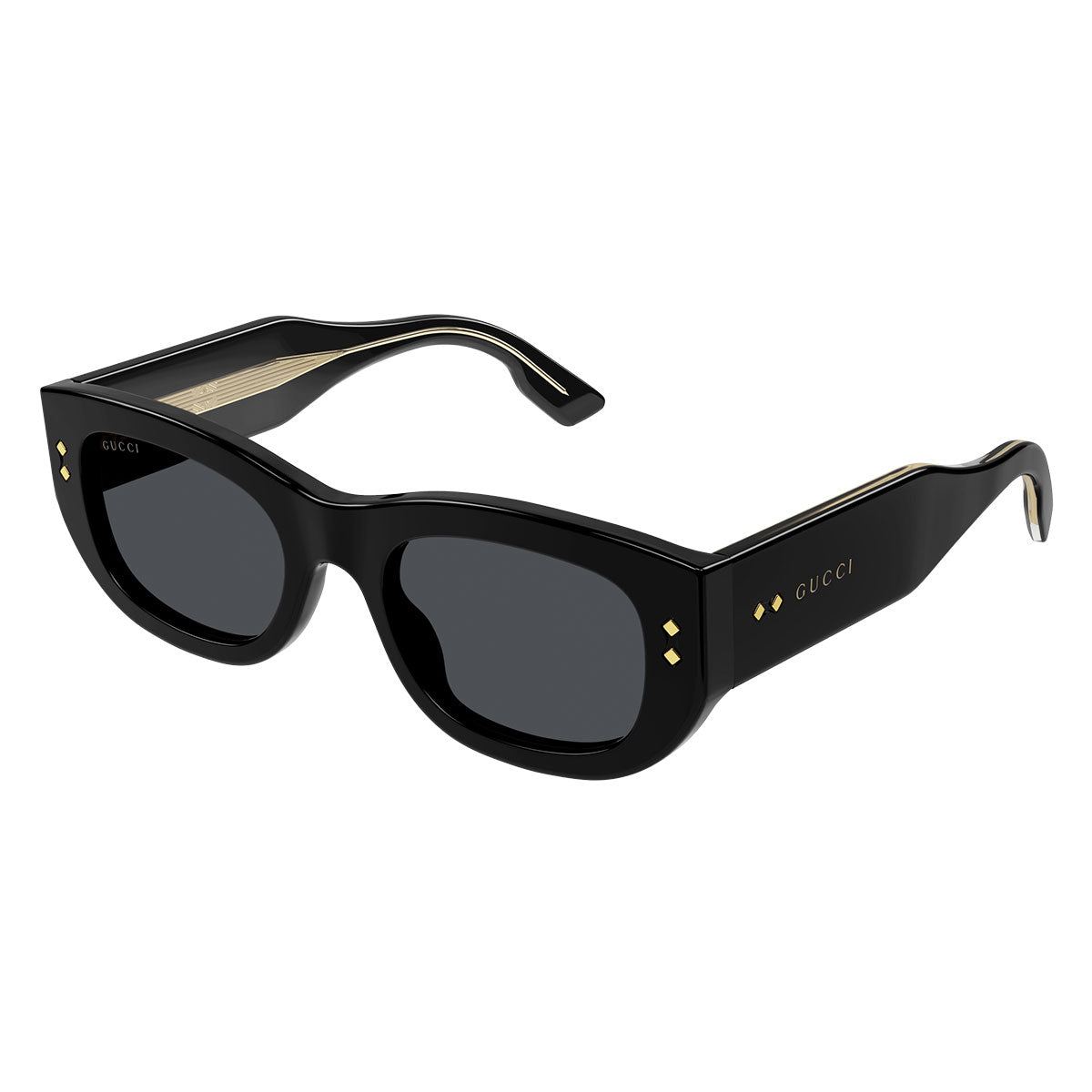 Gucci Occhiali da Sole GG1215S 002 Nero/Grigio Donna 2
