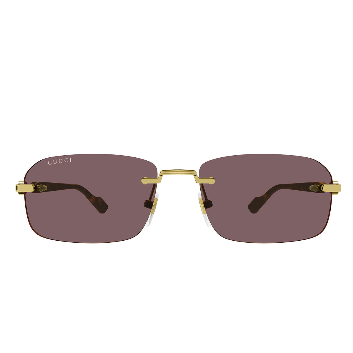 Gucci Occhiali da Sole GG1221S 002 Oro/Marrone Uomo