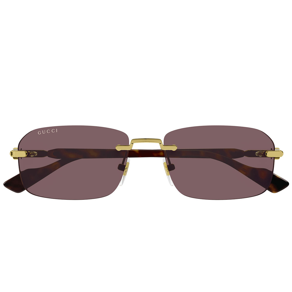 Gucci Occhiali da Sole GG1221S 002 Oro/Marrone Uomo