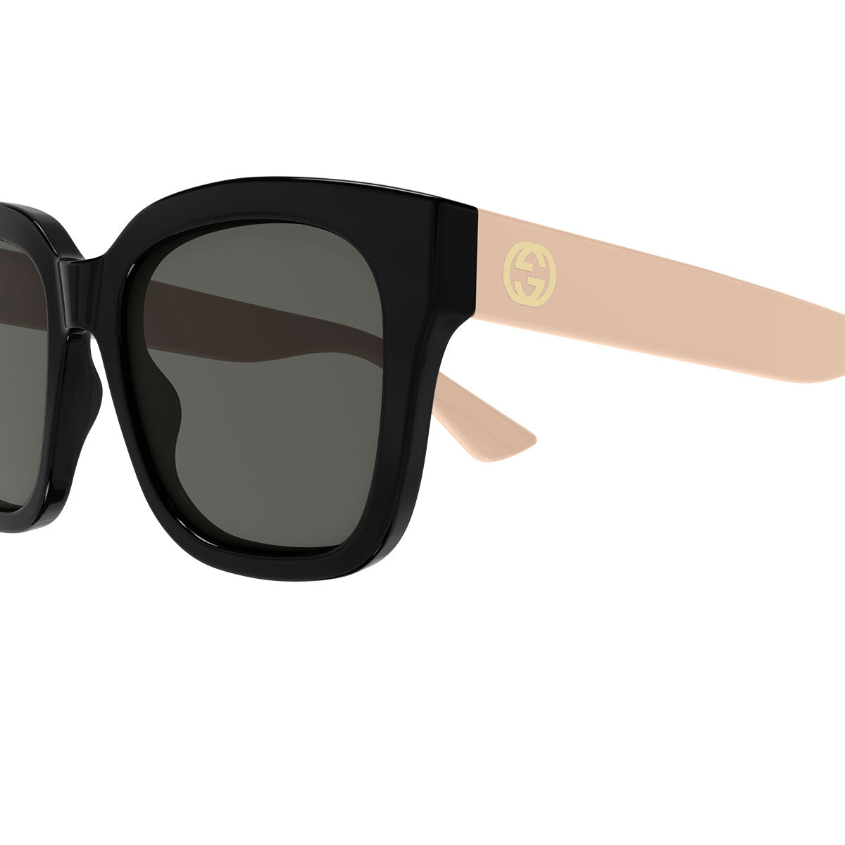 Gucci Occhiali da Sole GG1338S 006 Nero Rosa/Grigio Sfumato Donna