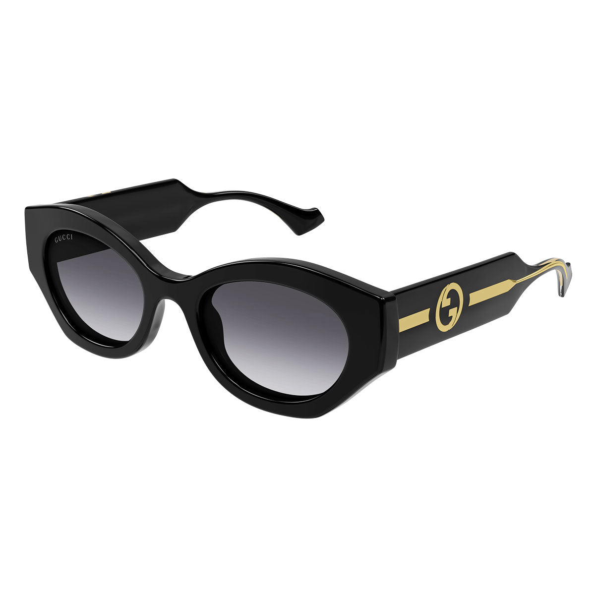 Gucci Occhiali da Sole GG1553S 001 Nero/Grigio Scuro Donna