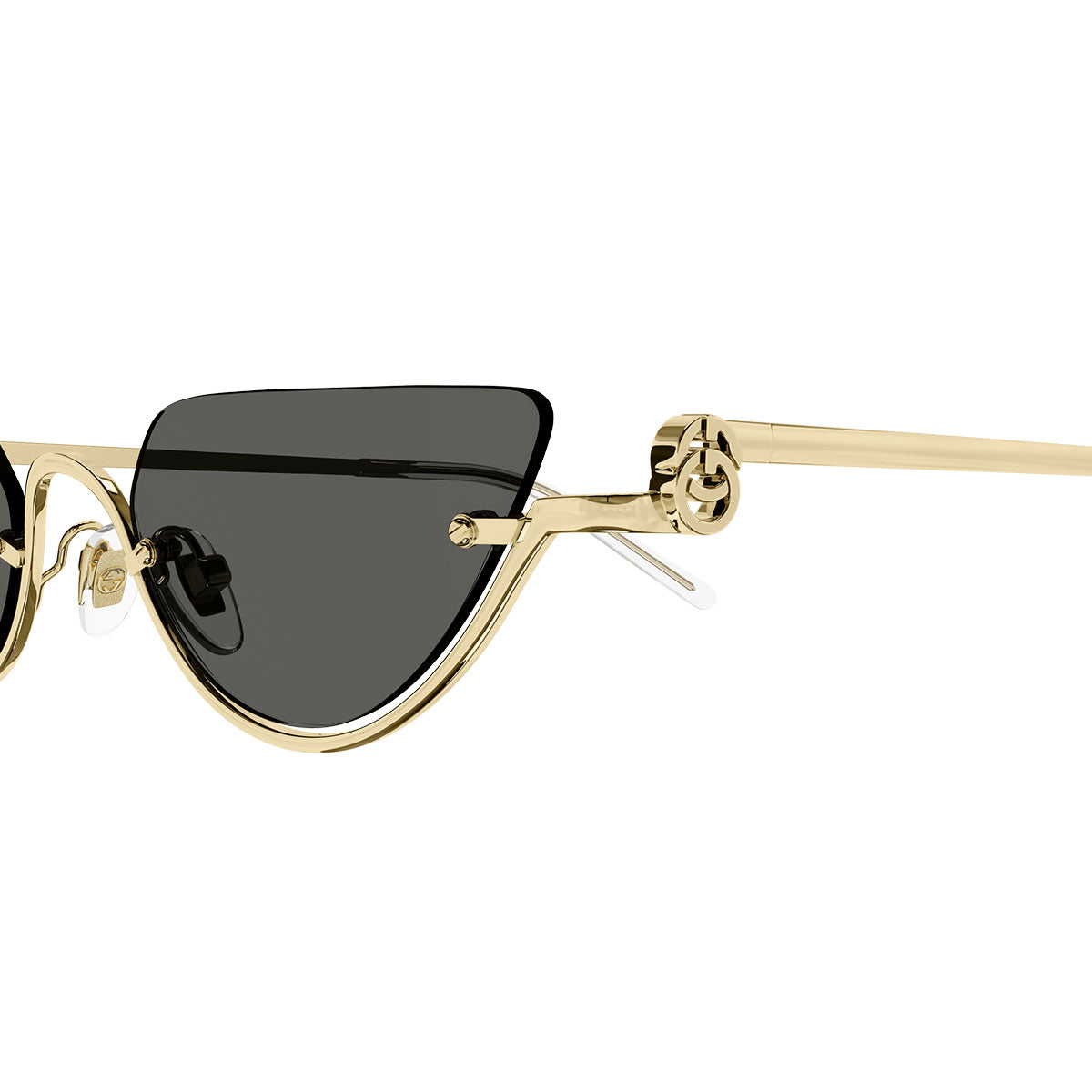 Gucci Occhiali da Sole GG1603S 001 Oro/Grigio Unisex